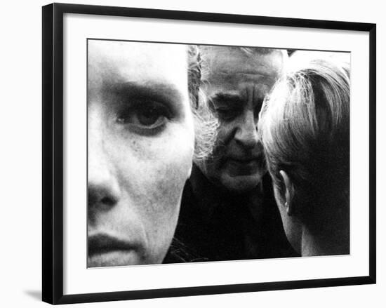 Persona, Liv Ullmann, Gunnar Bjornstrand, Bibi Andersson, 1966-null-Framed Photo