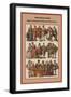 Personages in Paris Ladies and Gentlemen of the Late XVI Century-Friedrich Hottenroth-Framed Art Print