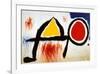 Personagge Devan Le Soleil-Joan Miro-Framed Art Print