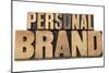 Personal Brand-PixelsAway-Mounted Art Print