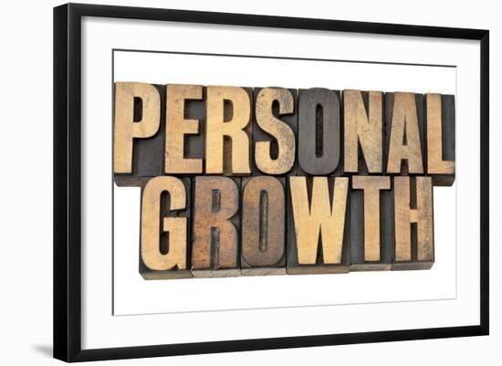 Personal Growth-PixelsAway-Framed Art Print