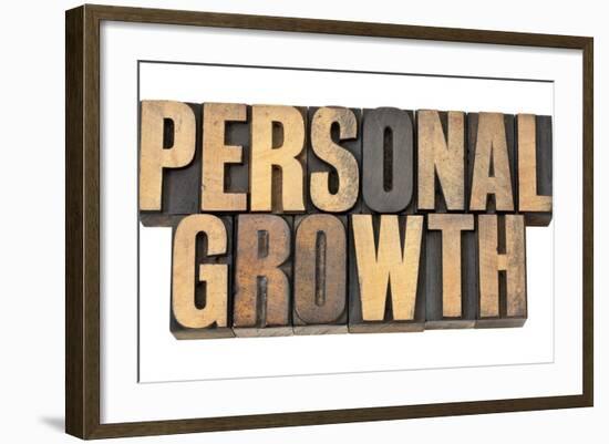 Personal Growth-PixelsAway-Framed Art Print