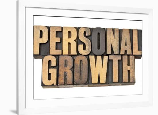 Personal Growth-PixelsAway-Framed Art Print