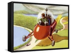 Personal Helicopter-null-Framed Stretched Canvas