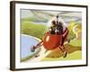 Personal Helicopter-null-Framed Art Print