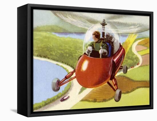 Personal Helicopter-null-Framed Stretched Canvas
