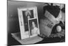 Personal mementoes including autographed photograph at Manzanar Relocation Center, 1943-Ansel Adams-Mounted Photographic Print