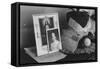 Personal mementoes including autographed photograph at Manzanar Relocation Center, 1943-Ansel Adams-Framed Stretched Canvas