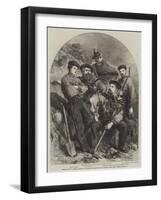 Personal Staff of General Garibaldi at Caprera-Frank Vizetelly-Framed Giclee Print