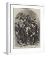 Personal Staff of General Garibaldi at Caprera-Frank Vizetelly-Framed Giclee Print