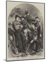Personal Staff of General Garibaldi at Caprera-Frank Vizetelly-Mounted Giclee Print