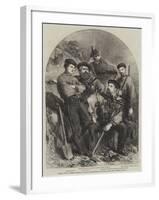 Personal Staff of General Garibaldi at Caprera-Frank Vizetelly-Framed Giclee Print