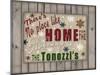 Personalized Christmas Sign V12-LightBoxJournal-Mounted Giclee Print