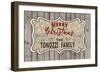 Personalized Christmas Sign V14-LightBoxJournal-Framed Giclee Print