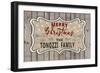 Personalized Christmas Sign V14-LightBoxJournal-Framed Giclee Print