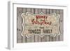 Personalized Christmas Sign V14-LightBoxJournal-Framed Giclee Print