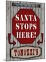 Personalized Christmas Sign V15-LightBoxJournal-Mounted Giclee Print