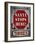 Personalized Christmas Sign V16-LightBoxJournal-Framed Giclee Print