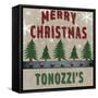 Personalized Christmas Sign V17-LightBoxJournal-Framed Stretched Canvas