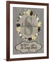 Personalized Christmas Sign V19-LightBoxJournal-Framed Giclee Print