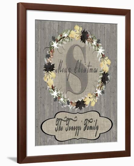 Personalized Christmas Sign V19-LightBoxJournal-Framed Giclee Print