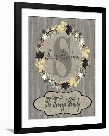 Personalized Christmas Sign V19-LightBoxJournal-Framed Giclee Print