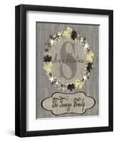 Personalized Christmas Sign V19-LightBoxJournal-Framed Giclee Print