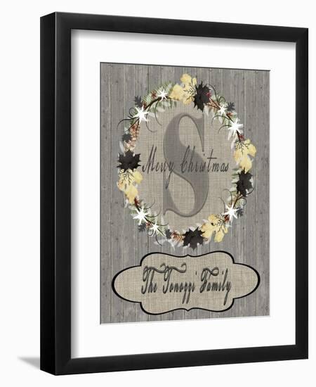 Personalized Christmas Sign V19-LightBoxJournal-Framed Giclee Print