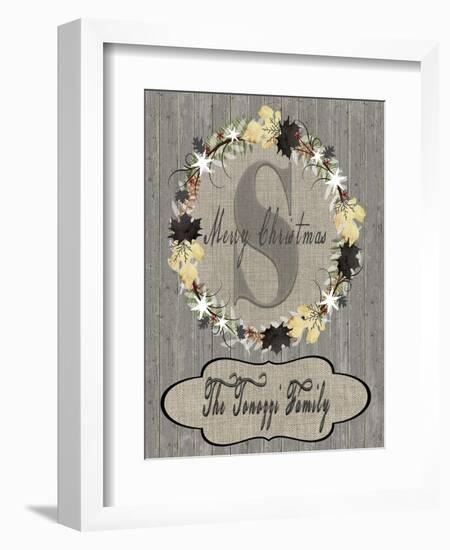 Personalized Christmas Sign V19-LightBoxJournal-Framed Giclee Print