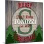 Personalized Christmas Sign V1-LightBoxJournal-Mounted Giclee Print