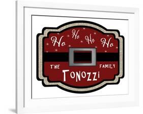 Personalized Christmas Sign V20 V12-LightBoxJournal-Framed Giclee Print