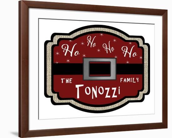 Personalized Christmas Sign V20 V12-LightBoxJournal-Framed Giclee Print