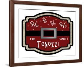 Personalized Christmas Sign V20 V12-LightBoxJournal-Framed Giclee Print