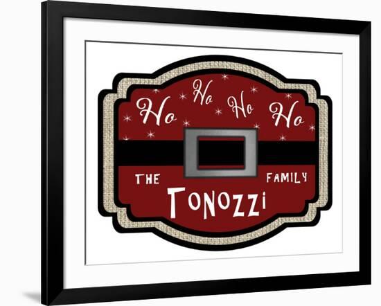 Personalized Christmas Sign V20 V12-LightBoxJournal-Framed Giclee Print