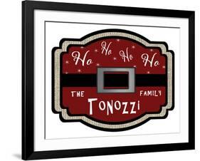 Personalized Christmas Sign V20 V12-LightBoxJournal-Framed Giclee Print