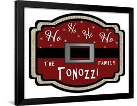 Personalized Christmas Sign V20 V12-LightBoxJournal-Framed Giclee Print