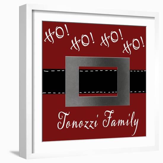 Personalized Christmas Sign V20 V1-LightBoxJournal-Framed Giclee Print