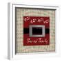 Personalized Christmas Sign V20 V6-LightBoxJournal-Framed Giclee Print