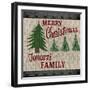 Personalized Christmas Sign V2-LightBoxJournal-Framed Giclee Print