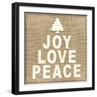 Personalized Christmas Sign V32 V9-LightBoxJournal-Framed Giclee Print