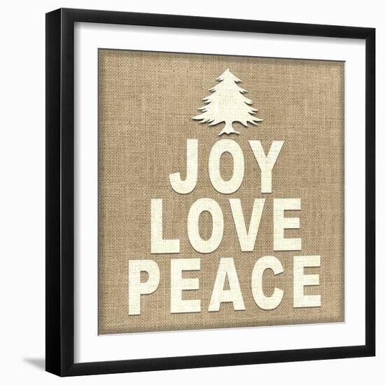 Personalized Christmas Sign V32 V9-LightBoxJournal-Framed Giclee Print