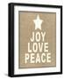 Personalized Christmas Sign V33 V3-LightBoxJournal-Framed Giclee Print