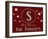 Personalized Christmas Sign V35 V2-LightBoxJournal-Framed Giclee Print