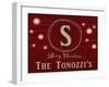 Personalized Christmas Sign V35 V2-LightBoxJournal-Framed Giclee Print