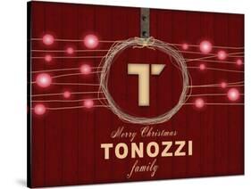 Personalized Christmas Sign V35 V6-LightBoxJournal-Stretched Canvas