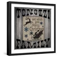 Personalized Christmas Sign V7-LightBoxJournal-Framed Giclee Print