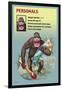 Personals: Single Gorilla-null-Framed Art Print