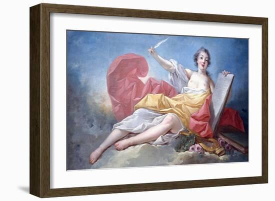 Personification of Literature-Jean-Honoré Fragonard-Framed Giclee Print