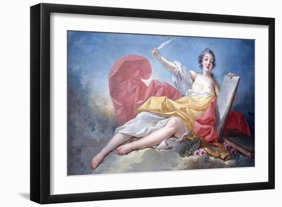 Personification of Literature-Jean-Honoré Fragonard-Framed Giclee Print