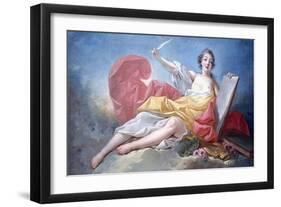 Personification of Literature-Jean-Honoré Fragonard-Framed Giclee Print